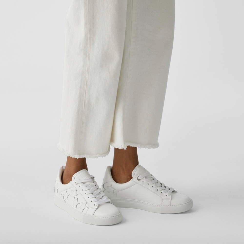 Zadig & Voltaire Stars Leather Sneaker Size 39